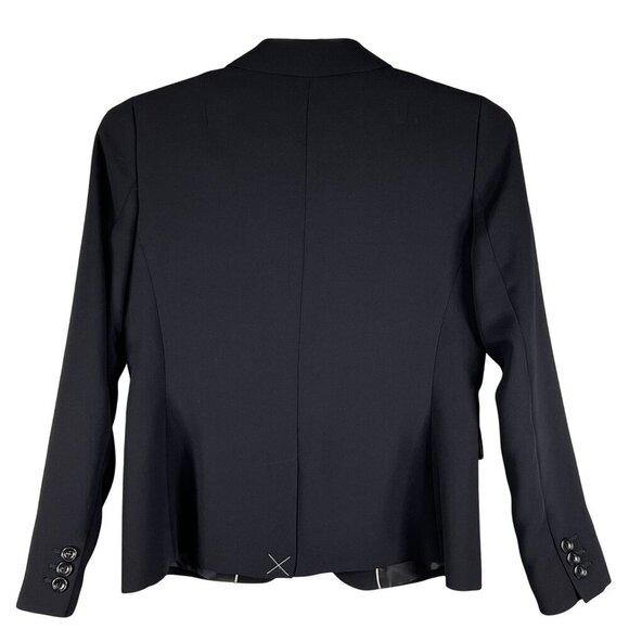 Talbots NWT Womens 8 Black Two Piece Suit Set Blazer Pants Career Wear MSRP $318 - Picture 5 of 16